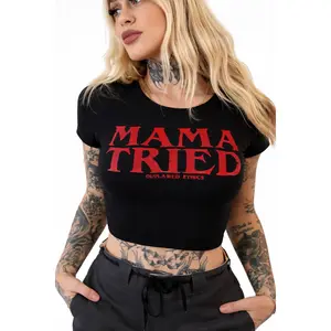 Mama tried crop tshirt