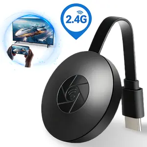 1080P Wireless HDMI Display Adapter, AirPlay & Miracast Screen Mirroring Dongle, 2.4G WiFi Streaming Device for TV/Projector/Monitor, Plug & Play for iOS/Android/Windows