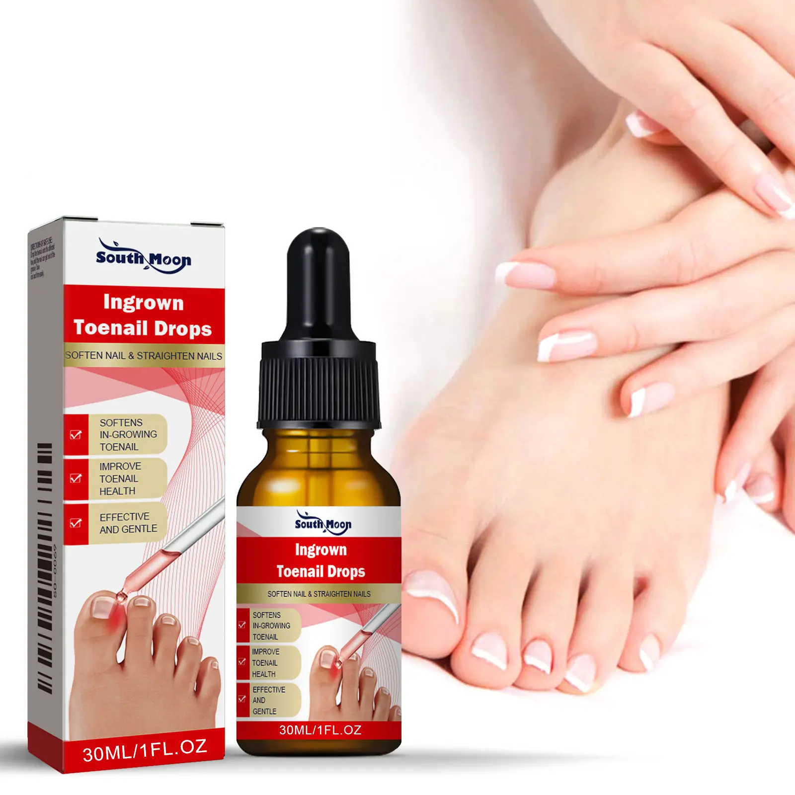 Nail Repair Essence (30ml) Moisturizes and Revitalizes Clean Foot Nails Brightening Oil