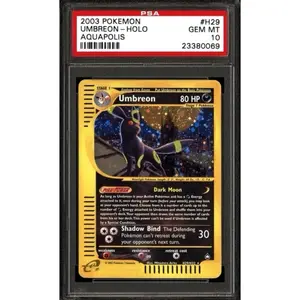 Mystery Graded Umbreon - Mint or Better PSA CGC Beckett - Pokemon Card