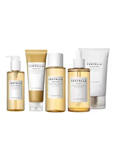 SKIN1004 Madagascar Centella Skincare Set - Regular size - Cleansing Oil, Foam, Toner, Ampoule & Soothing Cream for Skin Care