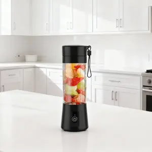 Newly Upgraded Portable Blender Cup - USB-Rechargeable Personal Smoothie Maker, Compact All-in-1 Smoothie Machine, Leak-Proof Kitchen Appliance for Shakes