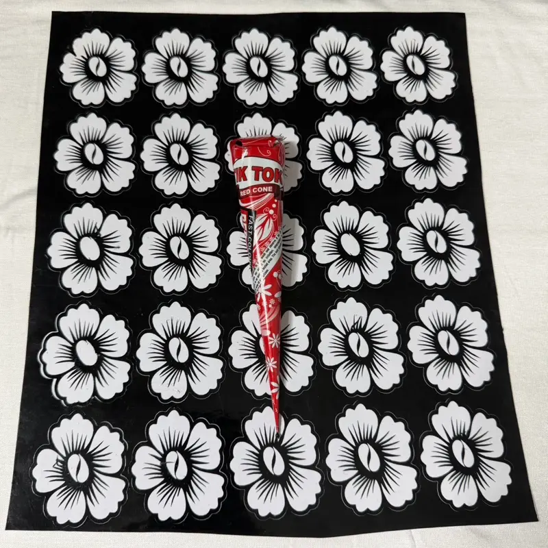 TikTok Henna Dip Red Cone