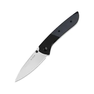 Kizer Spitfire 14C28N Aluminum & Richlite (Blue Canyon) V3690A2 Compact Folding Grip Knife camping  knives