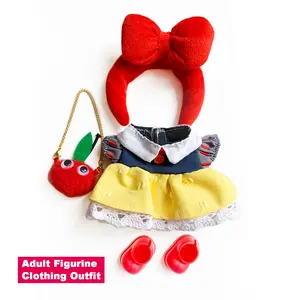 Labubu Outfit, Snow White Themed Doll Clothessutiable Labubu Clothes Set, 17cm Doll Outfit, Fashion Accessories for The Monsters, Collectible Doll Clothing, Labubu Fashion Outfit Set, Cute Miniature Costume for The Monsters Vinyl Figure