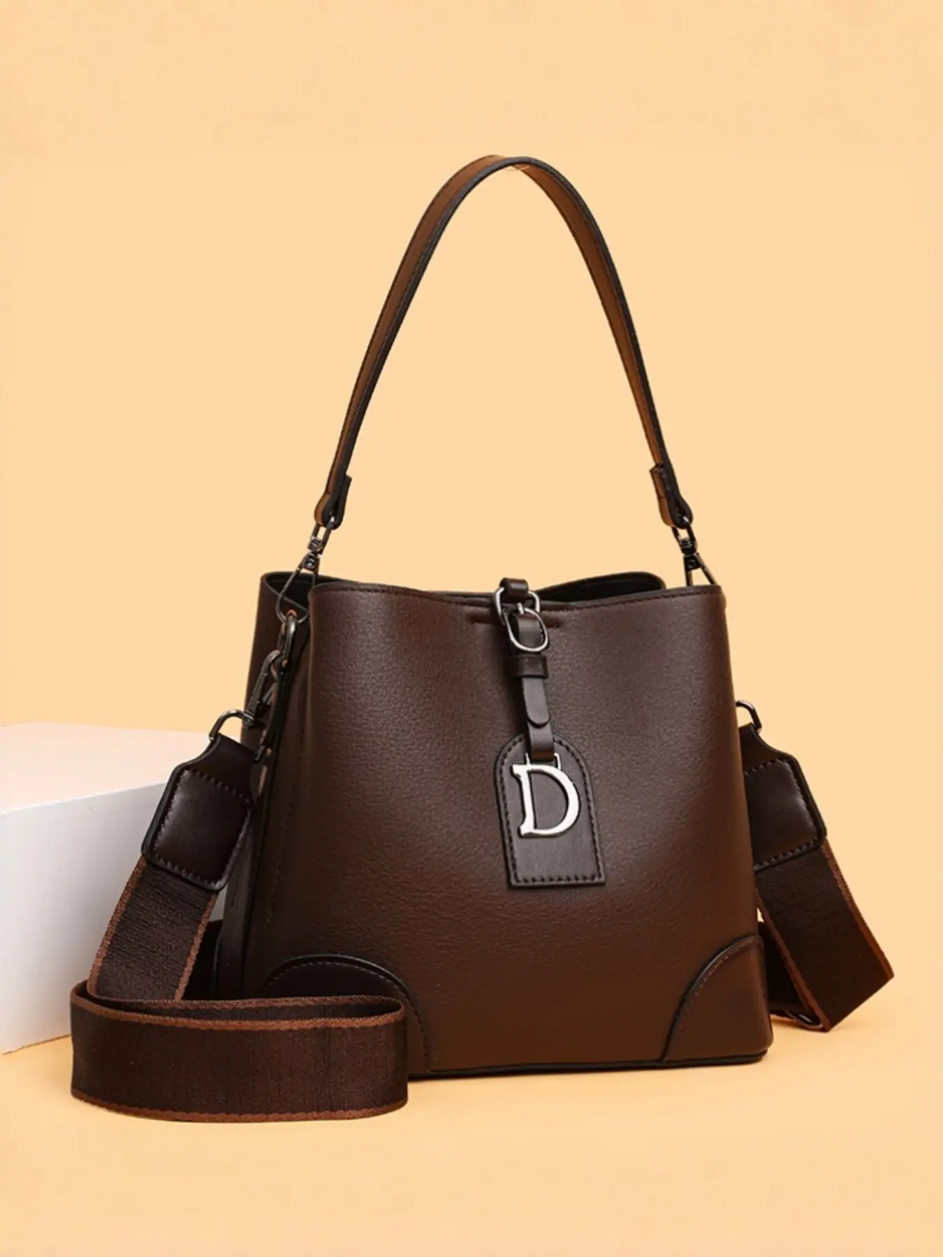 Women's Convertible Bag with 2 Detachable Straps - Stylish Crossbody Shoulder Bag & Handheld Purse | Multi-Way Tote for Daily Essentials, Fashion Purses, Fashionable Crossbody Bag, Convertible Shoulder Bags, Crossbody Handbag