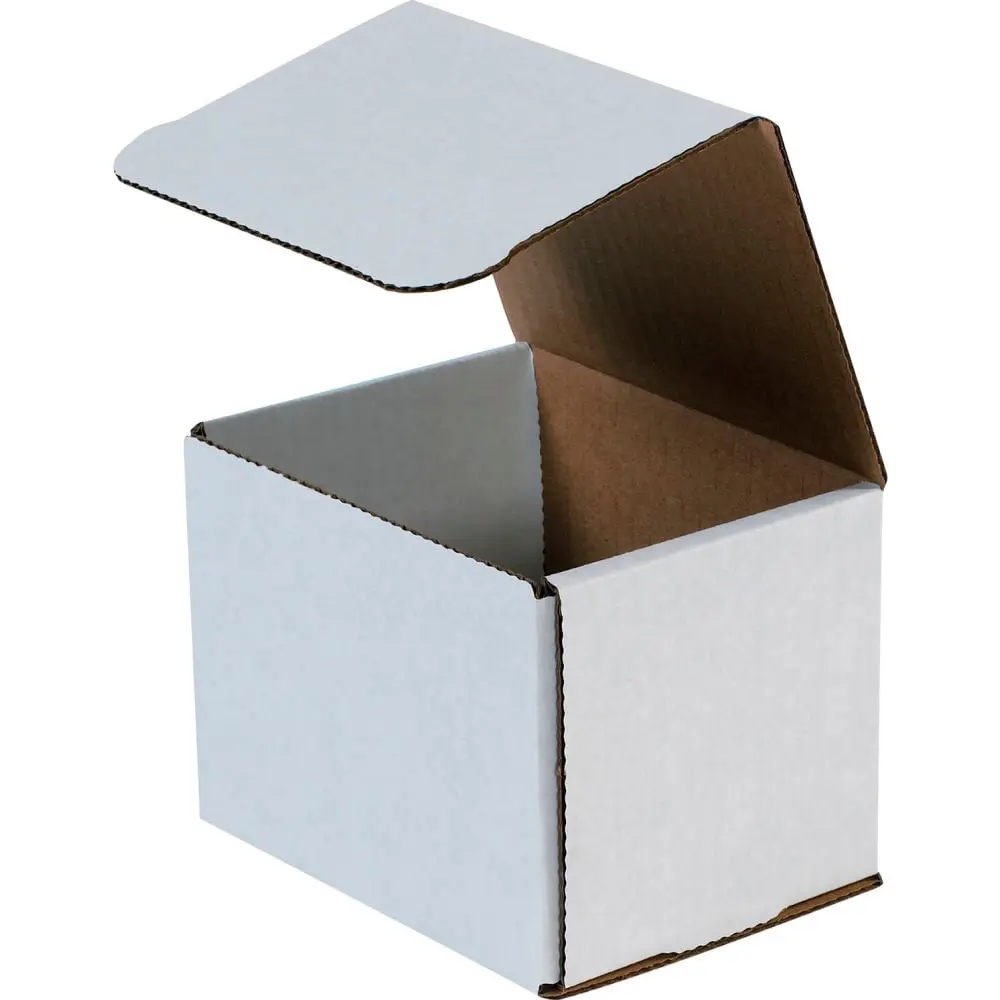 Global Industrial B40160 White Corrugated Mailers - 5x4x4 in. - Pack of 50 - Corrugated Cardboard, Package Delivery Box, Self Sealing Envelopes & Postal Supplies, Corrugated Cardboard Envelopes & Postal Supplies