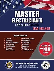 2026 Master Electrician's Exam Prep Guide By Ray Holder