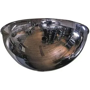 PRO-SAFE Indoor Drop-In Panel Safety Decor Mirror, 22" Diameter Round Full Dome Acrylic Lens, Room Decor, 26 ft Max Coverage Distance, Traffic & Inspection Mirror, Model D-DROP-2448