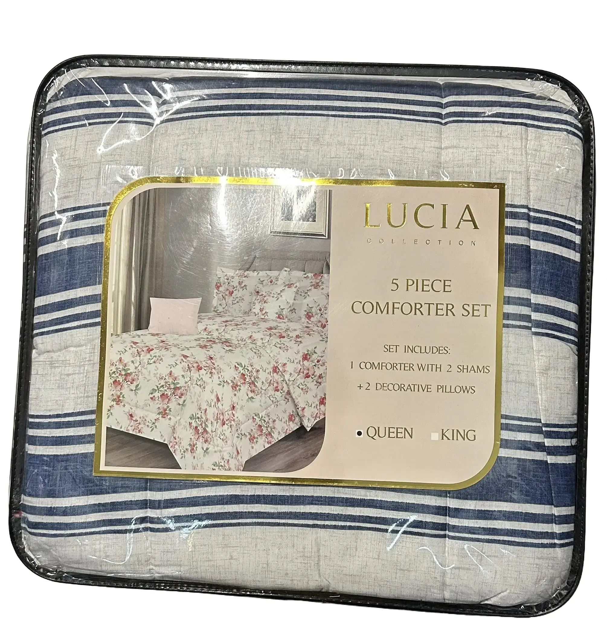 Comforter Set, Soft Bedding Linens for Bedroom Use
