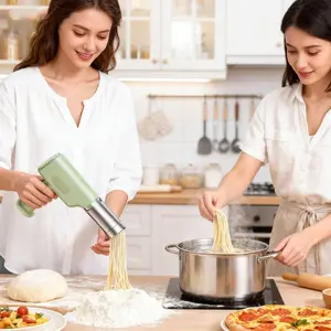 Household Electric Handheld Noodle Maker - Multifunctional Mini Single-Serve Pasta Machine for Kneading, Pressing Noodles, Single-Serve Pasta Machines