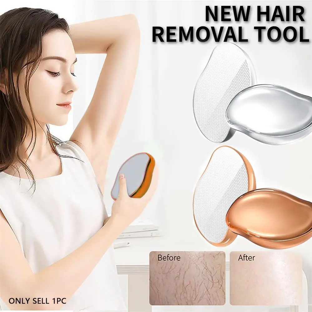 Painless Crystal Hair Remover for Men and Women, Reusable Waterproof Body Epilator for Smooth Back, Arms and Legs, Gentle, Effective and Easy Hair Removal Solution, Hair Removal Tool