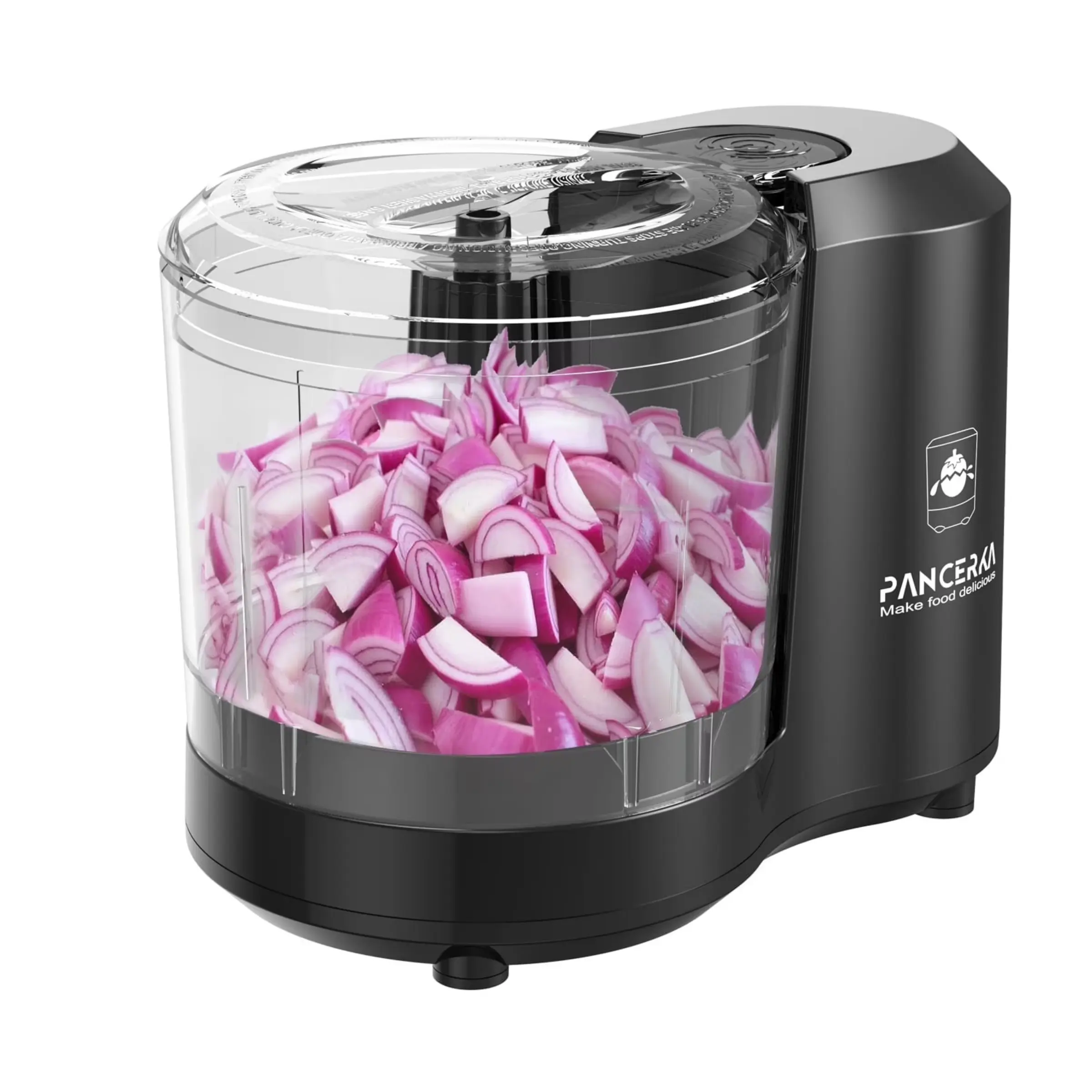 PANCERKA Electric Food Chopper, 1.5Cup Food Processor, BRL-7003, Black PANCERKA Electric Food Chopper, 1.5Cup Food Processor, BRL-7003, Black