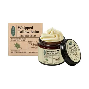 WOODSLEEP Whipped Tallow Balm Tallow Deep Nourishing Moisturizing Allantoin Soothing Repair Body Moisturizer