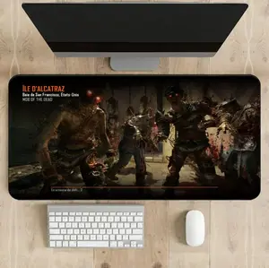 Mob of the Dead Loading Screen Mouse Pad, COD Inspired Gaming Deskmat, Non-slip Rubber Base Pad, Perfect for Call of Duty Zombies Fans and Gaming Spaces