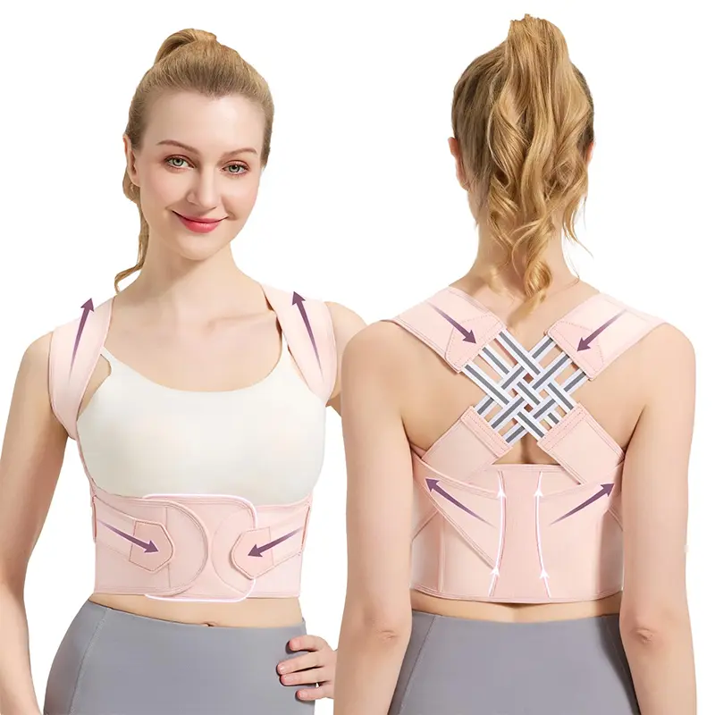Women's Posture Corrector for Hunchback, Adjustable Breathable Back Straightener Brace, Posture Correctors for Office Workers, Relieves Neck Back Pain, Suitable for Daily Wear & Home Use