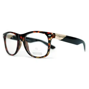 Round Square Plastic Optical Frames w/ UV Protection sunglasses