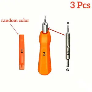 3 Piece Ring Doorbell Screwdriver Set, Emien Torx T6 T15 Drill Bits, for Ring Video Doorbell, Battery Replacement, WiFi Password Reset