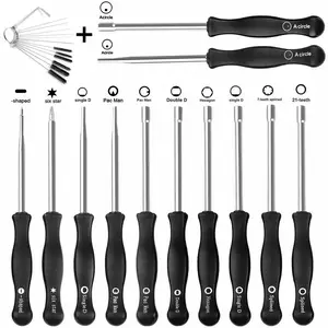 10-Piece Carburetor Adjustment Tool Kit with Hex Shank Screwdriver Bits, 2-Cycle Small Engine Carb Tune-Up Screwdrivers for Trimmer, Weed Eater