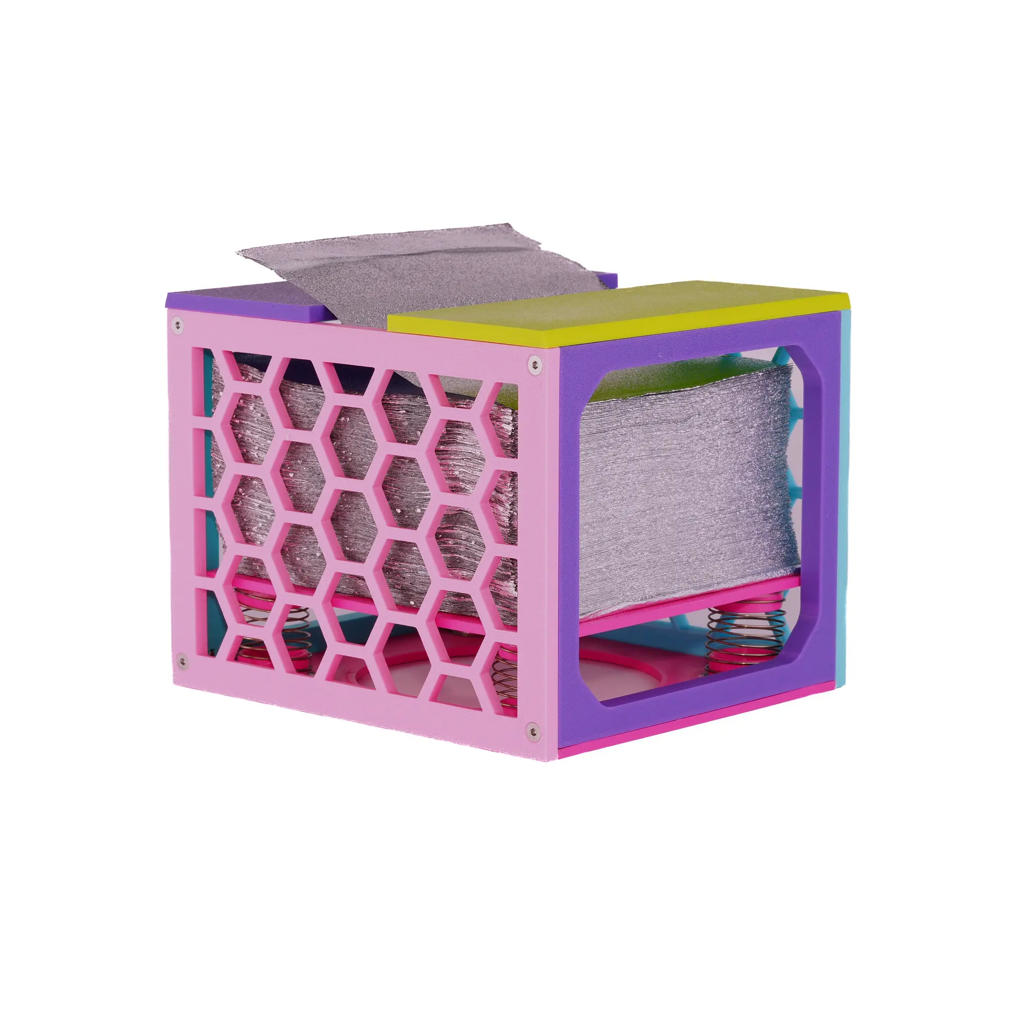 Bravo Box (Colorful) Hair Color Foil Dispenser (For all  5X11 Pop-Up Foils)