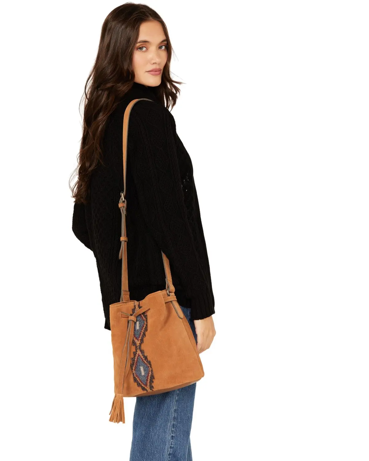 Shyanne Women's Women'S Sierra Suede Bucket Handbag - Safa24hb6-Bn