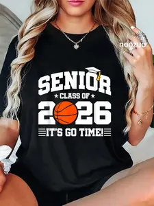 100% Cotton Class of 2026 - Senior Year Basketball Player - Senior 2026 T-Shirt