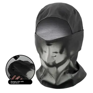 Temperature-Sensitive Breath Color-Changing Headgear Outdoor Cycling Mask Gradient Color Difference Fashion Headgear Heat-Sensitive Mask
