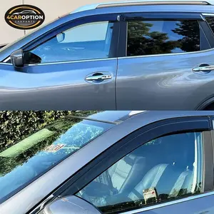 Fits 14-20 Nissan Rogue SV & SL Window Visors Rain Sun Guard Vent 4PCS