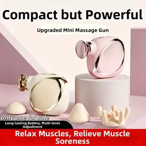 Portable Mini Fascia Gun, Adjustable Intensity, Relieve Fatigue, Compact Design, Ideal for Muscle Recovery, Easy to Use