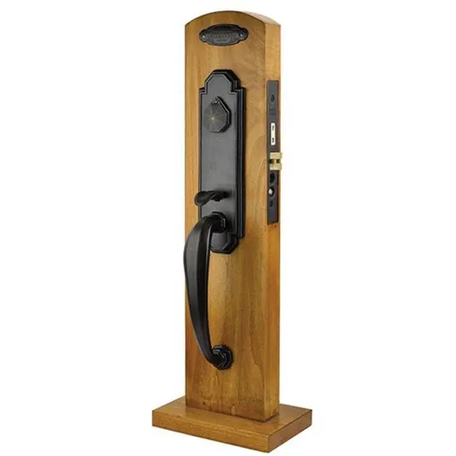 Emtek F20333350MDILH Entryset , F20 , Octagon Mortise , 2-1/2 Backset , Medici Lever , LH