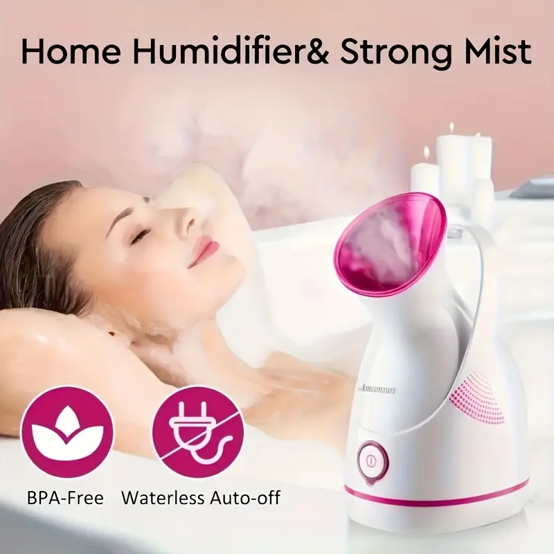 Facial Steamer, Used For Facial Cleansing Home Facial Spa, Portable, Suitable For Home Or Salon Personal Care