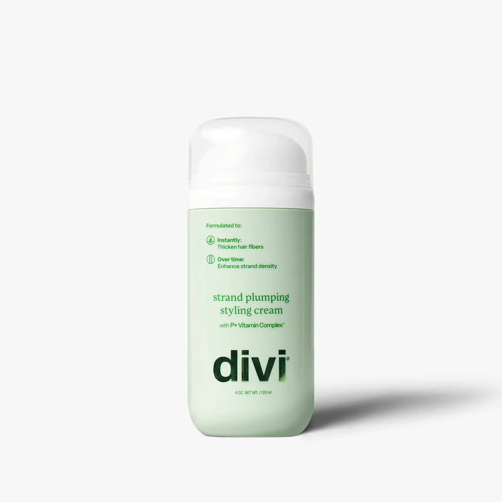Strand Plumping Styling Cream for Fine & Flat Hair, Volume Boost, 4 oz | Divi