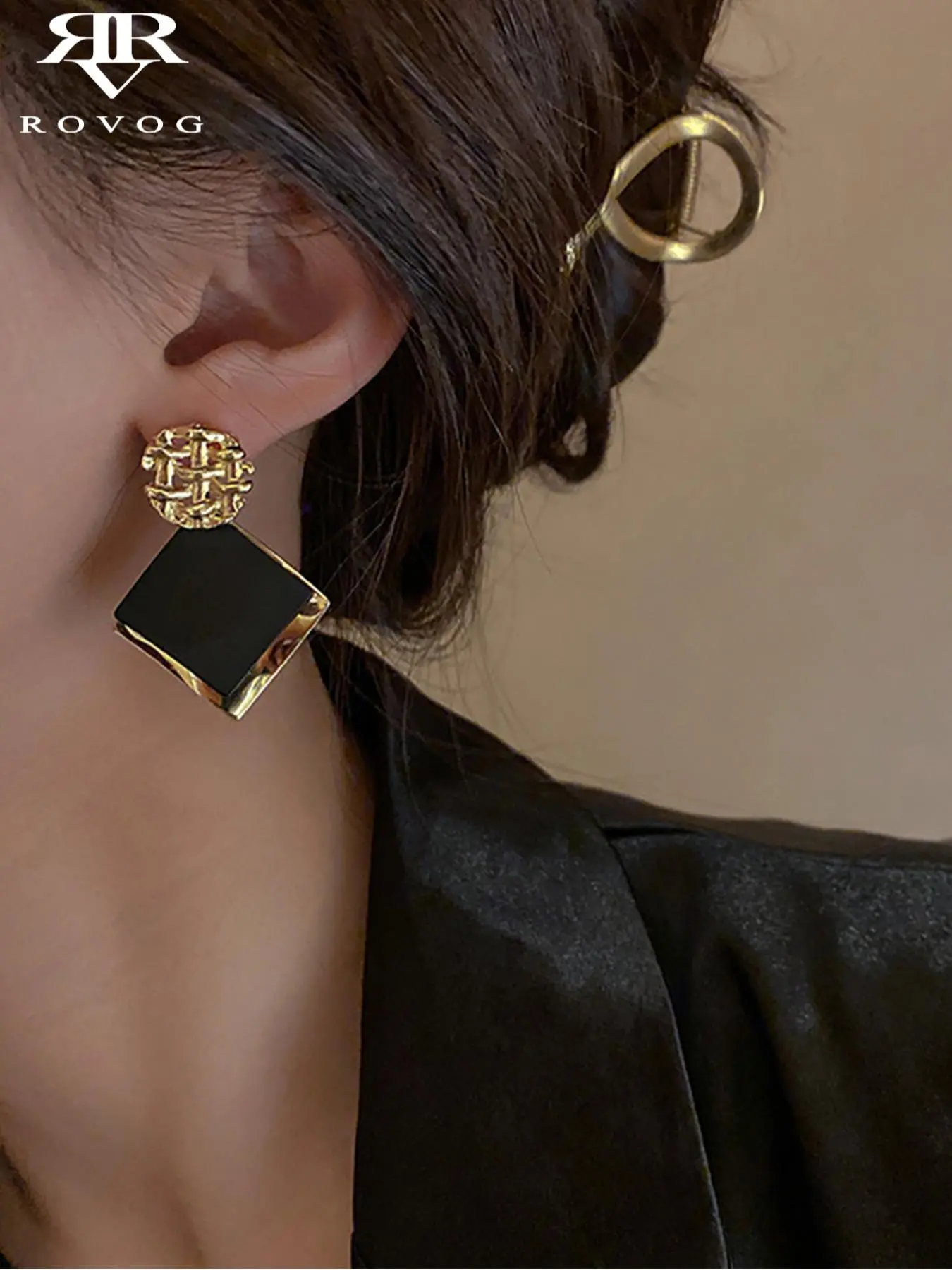 Vintage Elegant Geometric Design Dangle Earrings, Dangling Earrings, Fashionable Jewelry for Women, Trendy All-match & Exquisite Jewelry for Birthday Gift, High Quality Earrings