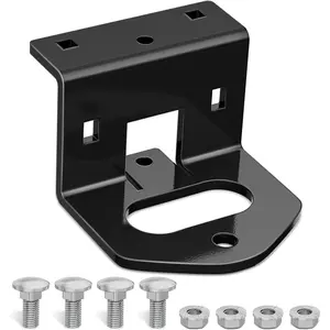 Nlilght Zero Turn  n Mower Hitch with Bolts Versatile Chain Slot for IKON X, IKON XL, ZT-X, ZT-XL OEM Replacement #71514900 Heavy Duty Steel Black