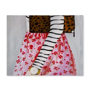 360 stand Aesthetic Leopard Print Polyester Placemat - 14x18 in Object Brown Dining Table Accessory, Stylish Kitchen Home Enhancement for Women, House Decorations Essential, Leopard Bag, Tableware