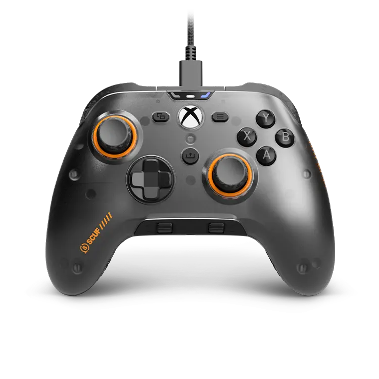 SCUF Valor Wired XBOX Controller (Smoke) | 4 Customizable Rear Paddles, Endurance TMR Thumbsticks, Audio Control System