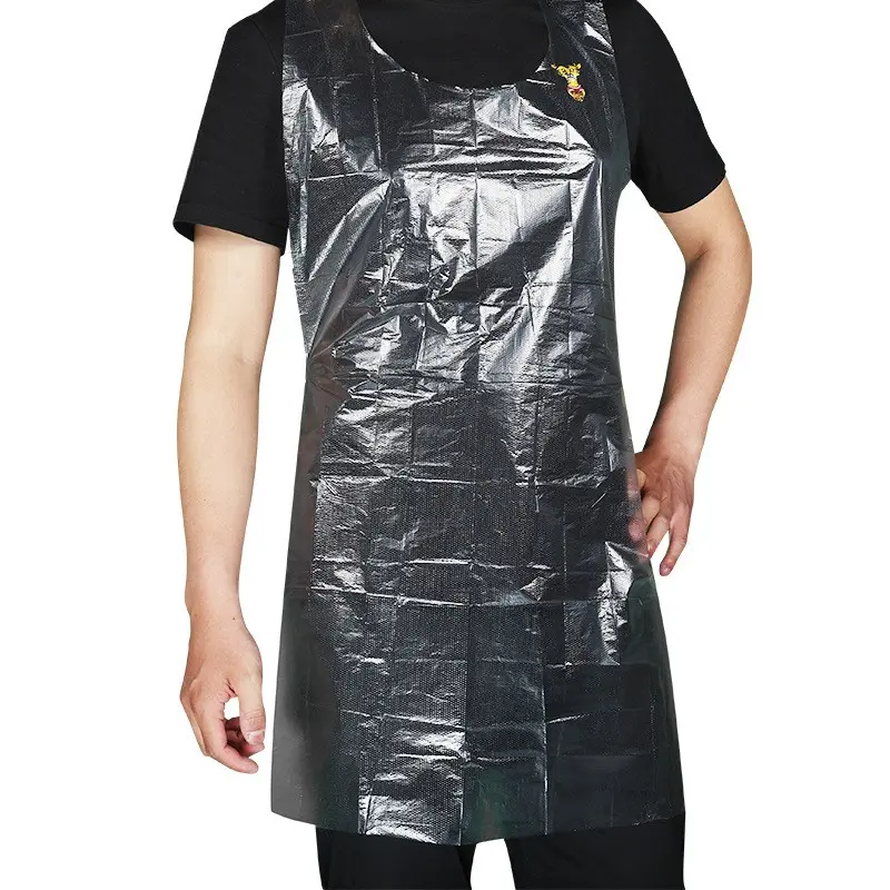 Adult Unisex Clear Plastic Aprons - 100 Count Pack Options | Waterproof Kitchen Aprons Cooking, Painting & Outdoor Dining Aprons for Men & Women