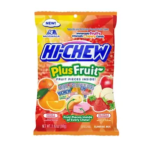 Hi-Chew Chewy Candy - Soft & Juicy Snack in 2.82 Oz Pack for Sweet Tooth Satisfaction Bonbon Fruit Edible Dietary Gummies Berry Flavor