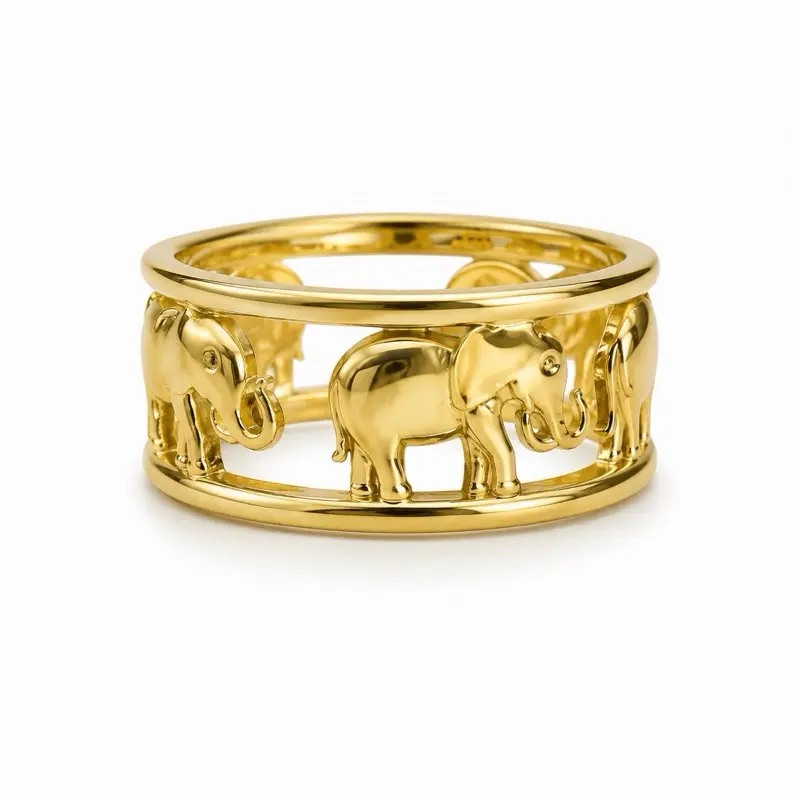 Lucky Elephants Ring
