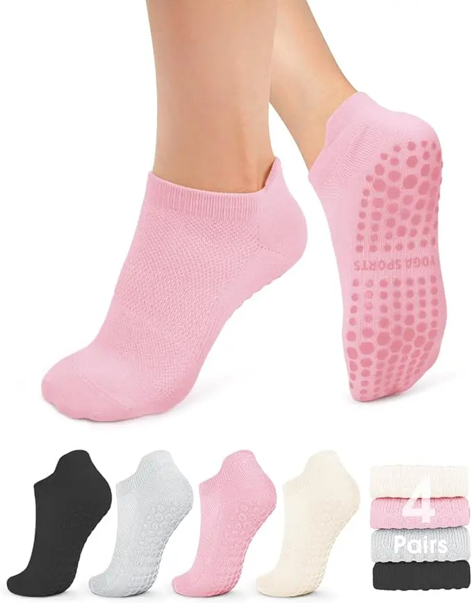 Women's non-slip Pilates socks (with non-slip pads) yoga socks barefoot fitness socks sports socks