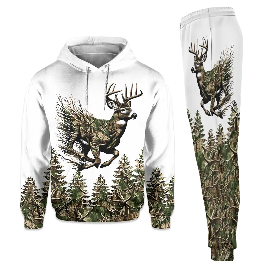 Deer Hunting - Personalized Hunting Hoodie and Sweatpants For Men and Women, Deer Hunting Hoodie, Deer Hunting Sweatpants, Deer Hunting Shirt Gift