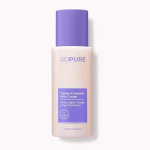 NEW!GOPURE Tighten & Smooth Belly Firming Cream with 6% MicroTight Complex & Longan Seed Extract 4.25 fl oz