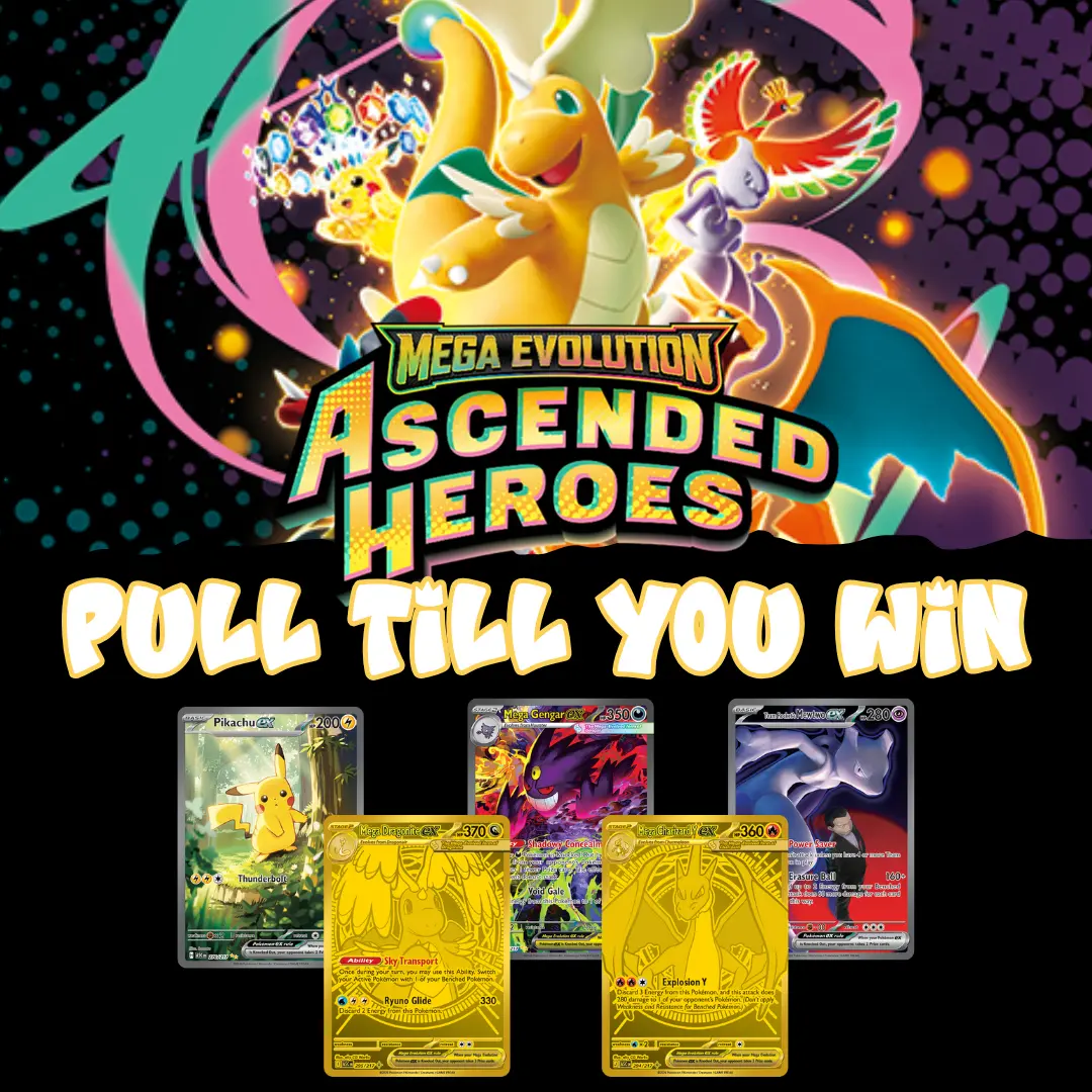 PULL-TILL-YOU-WIN Ascended Heroes Booster Packs