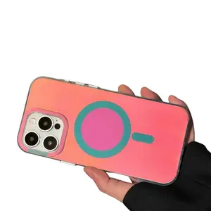 Summer Macaron Candy Colored Phone Case Compatible with iPhone 16 Pro Max, 15 Pro, 14 & 13, Elegant Luxury Styling Designed for Women, Soft Flexible Shockproof Protective Shell
