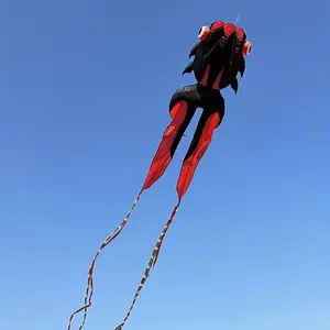 for adult, Beautiful long tail Goldfish kite with kite line easy to control, beach outdoor games, adult kites easy to fly, suitable for beach toy outdoor kites, outdoor garden games, perfect for Malaysian Kite Festival, birthday gifts tiktokshopspringglow