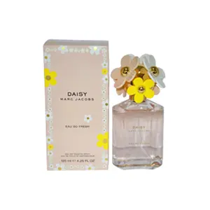 MARC JACOBS Daisy Eau So Fresh Women's EDT Spray, 4.25 fl oz Floral Fruity Scent Perfume with Raspberry Base, EDP Option