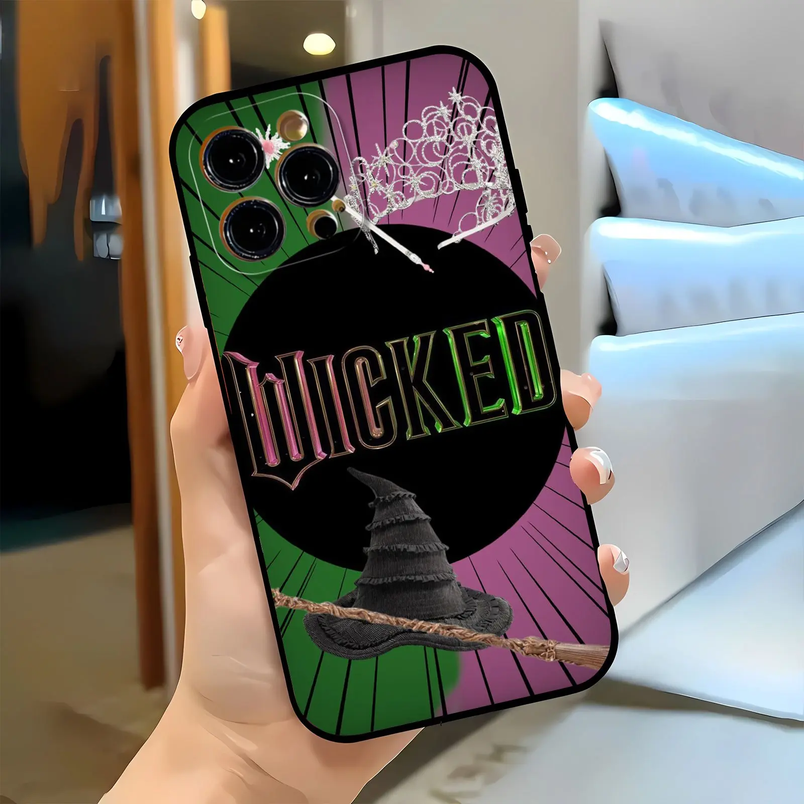 High-Quality TPU Protective Smartphone Case - Personalized Wicked Animal Photo Pattern, Flexible Shockproof Full Coverage Mobile Accessory, Compatible with iPhone 17,16,15,14,13,12,11,Air,Pro,Max,Plus