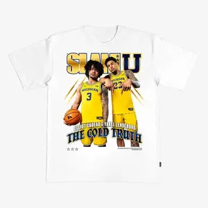 Elliot Cadeau & Yaxel Lendeborg Michigan Basketball T-Shirt, March Madness 2026 Winner Duo Fan Tee for Wolverines Fans Game Day, 2026 Winner Basketball Shirt