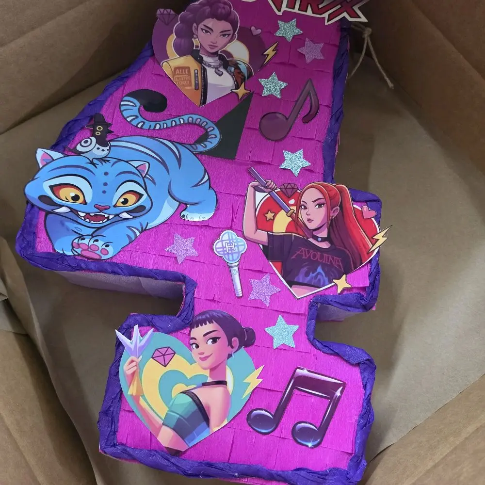 k pop number piñatas 14 inches