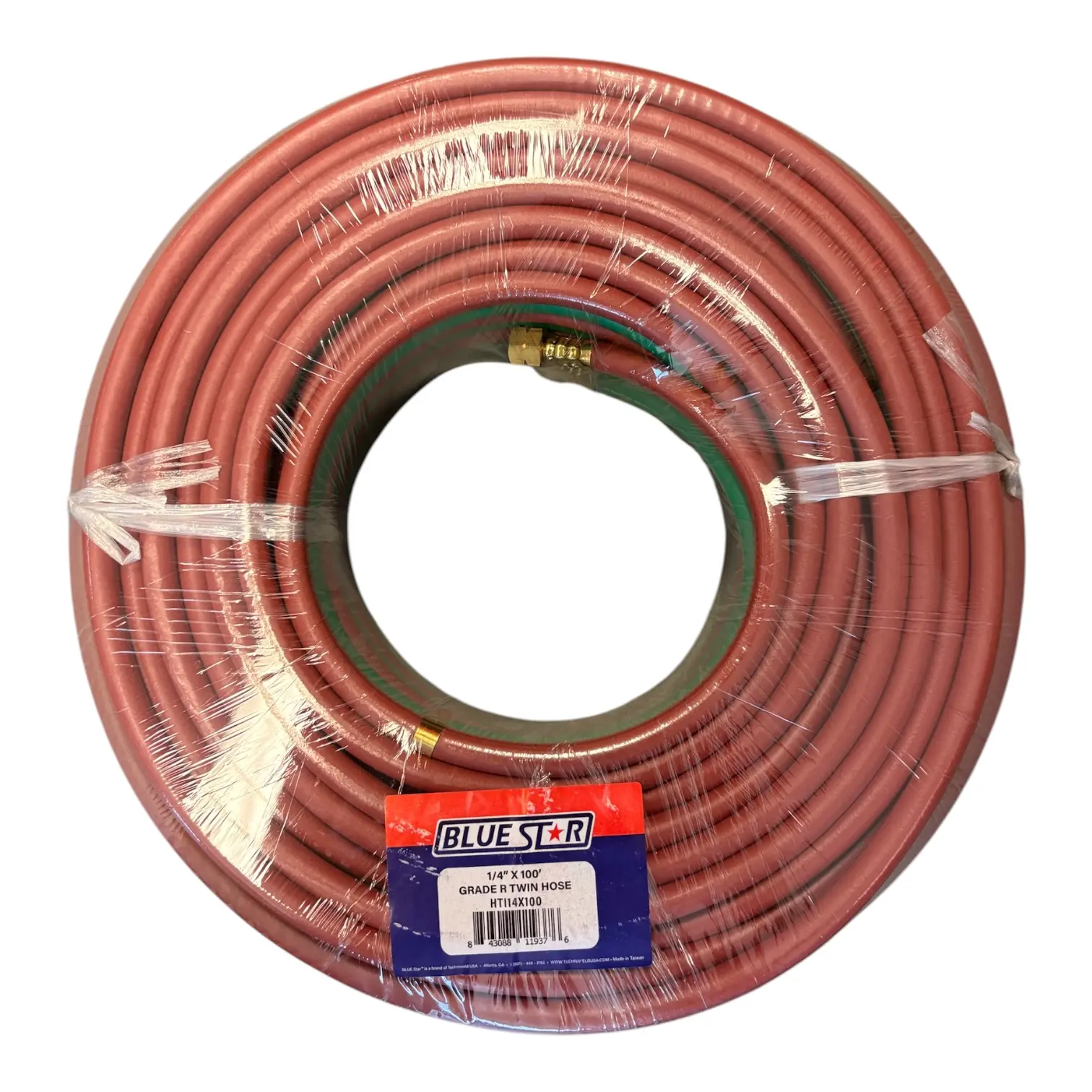 100 ft 1/4'' oxygen acetylene hose